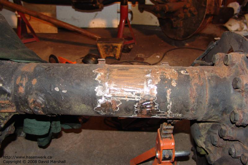 Rear axle